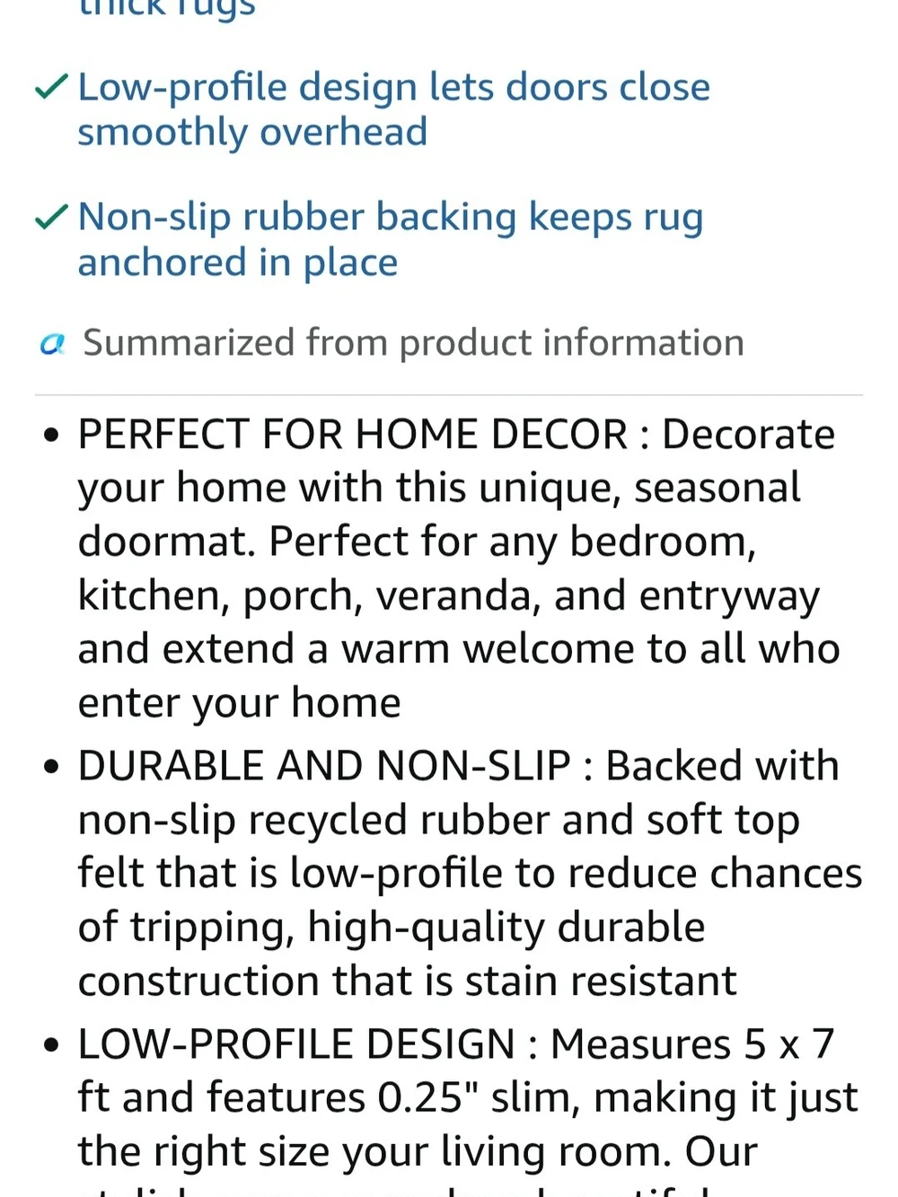 Black Moon & Moth Area Rug, 5 X 7, Washable